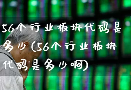 56个行业板块代码是多少(56个行业板块代码是多少啊)_https://www.shshucaipeisong.com_创业板_第1张