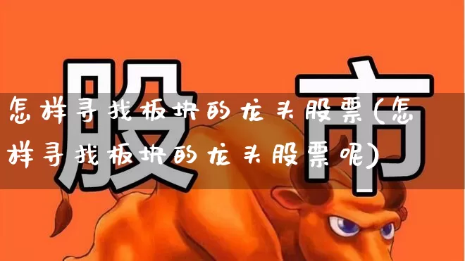 怎样寻找板块的龙头股票(怎样寻找板块的龙头股票呢)_https://www.shshucaipeisong.com_北交所_第1张