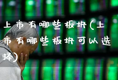 上市有哪些板块(上市有哪些板块可以选择)_https://www.shshucaipeisong.com_科创板_第1张