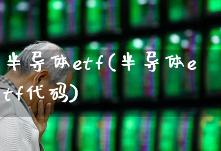 半导体etf(半导体etf代码)_https://www.shshucaipeisong.com_创业板_第1张