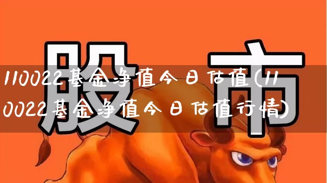 110022基金净值今日估值(110022基金净值今日估值行情)_https://www.shshucaipeisong.com_科创板_第1张
