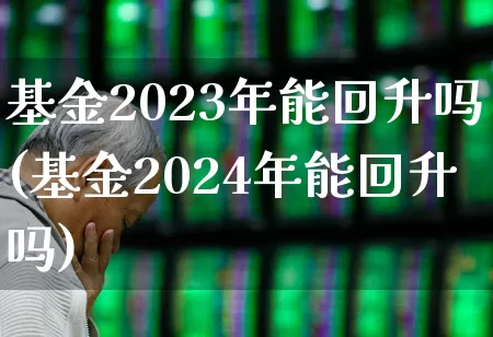基金2023年能回升吗(基金2024年能回升吗)_https://www.shshucaipeisong.com_深交所_第1张