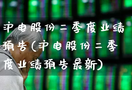 沪电股份二季度业绩预告(沪电股份二季度业绩预告最新)_https://www.shshucaipeisong.com_上交所_第1张