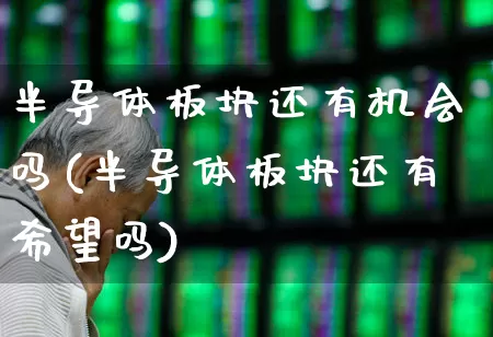半导体板块还有机会吗(半导体板块还有希望吗)_https://www.shshucaipeisong.com_上交所_第1张