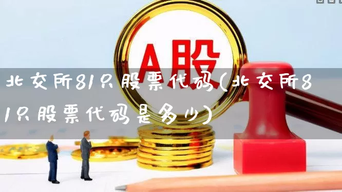 北交所81只股票代码(北交所81只股票代码是多少)_https://www.shshucaipeisong.com_北交所_第1张