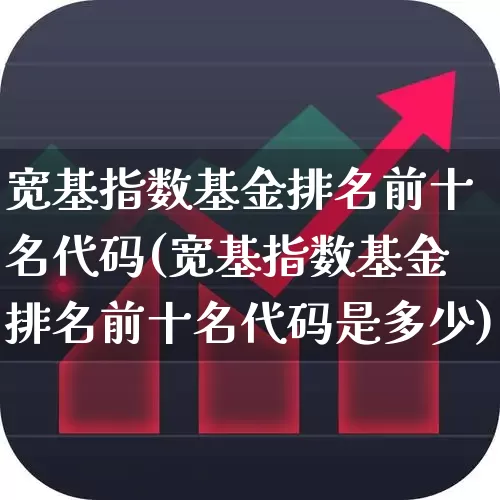 宽基指数基金排名前十名代码(宽基指数基金排名前十名代码是多少)_https://www.shshucaipeisong.com_北交所_第1张