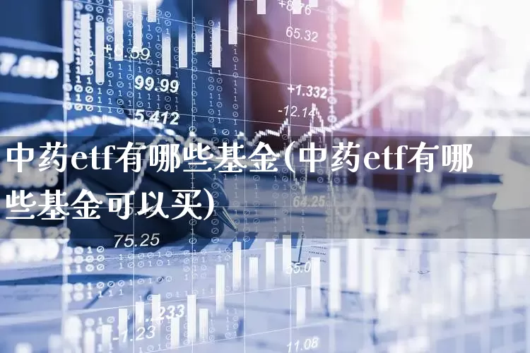 中药etf有哪些基金(中药etf有哪些基金可以买)_https://www.shshucaipeisong.com_上交所_第1张
