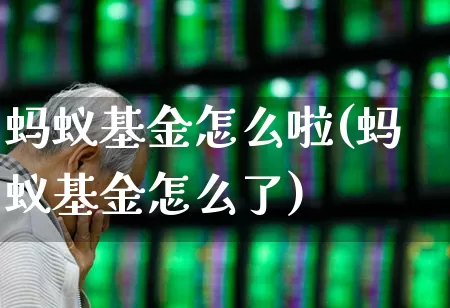 蚂蚁基金怎么啦(蚂蚁基金怎么了)_https://www.shshucaipeisong.com_深交所_第1张