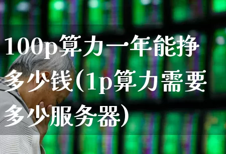 100p算力一年能挣多少钱(1p算力需要多少服务器)_https://www.shshucaipeisong.com_科创板_第1张