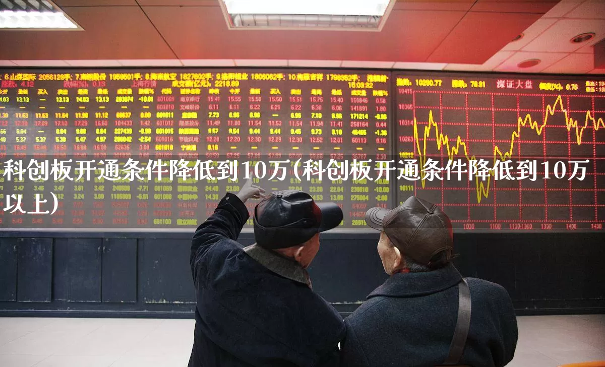 科创板开通条件降低到10万(科创板开通条件降低到10万以上)_https://www.shshucaipeisong.com_科创板_第1张