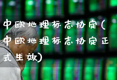 中欧地理标志协定(中欧地理标志协定正式生效)_https://www.shshucaipeisong.com_创业板_第1张