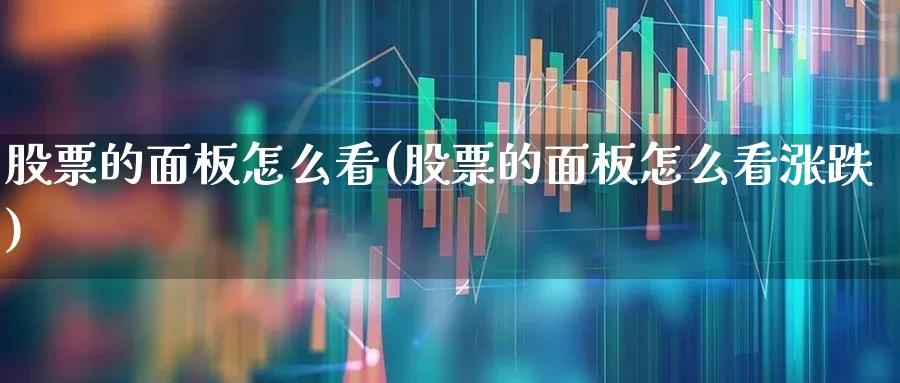 股票的面板怎么看(股票的面板怎么看涨跌)_https://www.shshucaipeisong.com_科创板_第1张