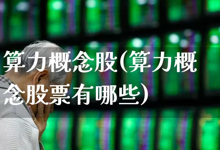 算力概念股(算力概念股票有哪些)_https://www.shshucaipeisong.com_北交所_第1张