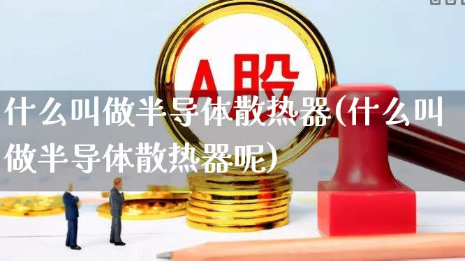 什么叫做半导体散热器(什么叫做半导体散热器呢)_https://www.shshucaipeisong.com_北交所_第1张