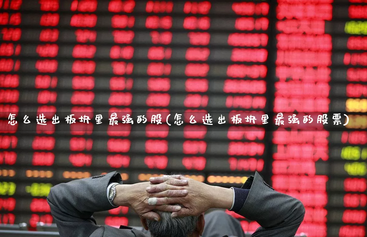 怎么选出板块里最强的股(怎么选出板块里最强的股票)_https://www.shshucaipeisong.com_上交所_第1张