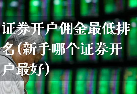证券开户佣金最低排名(新手哪个证券开户最好)_https://www.shshucaipeisong.com_上交所_第1张