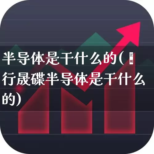 半导体是干什么的(闵行晟碟半导体是干什么的)_https://www.shshucaipeisong.com_深交所_第1张