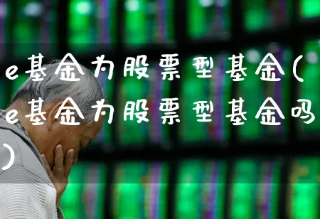 e基金为股票型基金(e基金为股票型基金吗)_https://www.shshucaipeisong.com_深交所_第1张