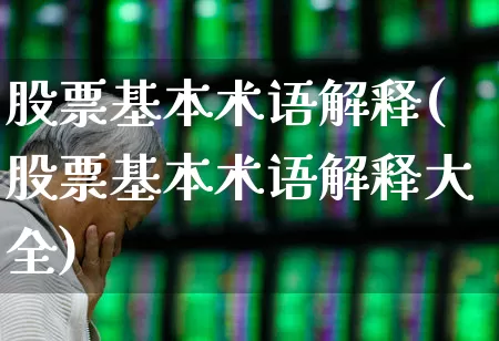 股票基本术语解释(股票基本术语解释大全)_https://www.shshucaipeisong.com_科创板_第1张