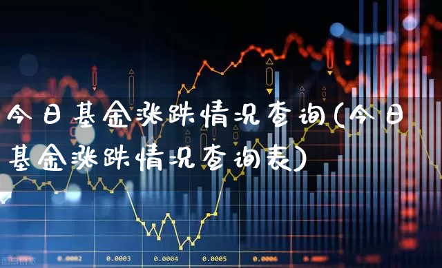 今日基金涨跌情况查询(今日基金涨跌情况查询表)_https://www.shshucaipeisong.com_北交所_第1张