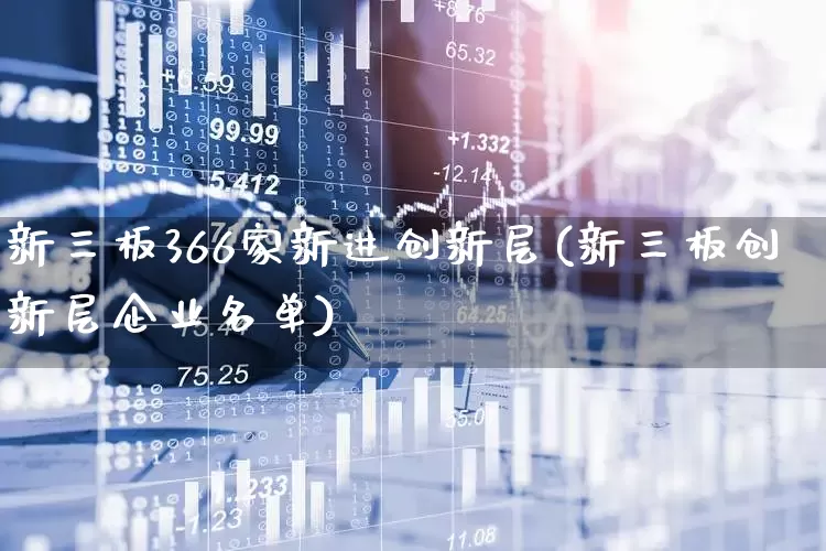 新三板366家新进创新层(新三板创新层企业名单)_https://www.shshucaipeisong.com_上交所_第1张