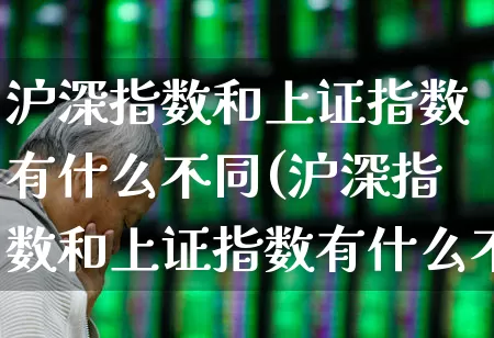 沪深指数和上证指数有什么不同(沪深指数和上证指数有什么不同吗)_https://www.shshucaipeisong.com_上交所_第1张